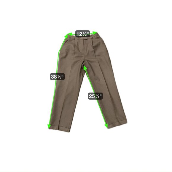 Nordstrom Womens Classic Tailored Lined Wool Trousers Size 6 Petite Workwear - Picture 9 of 11